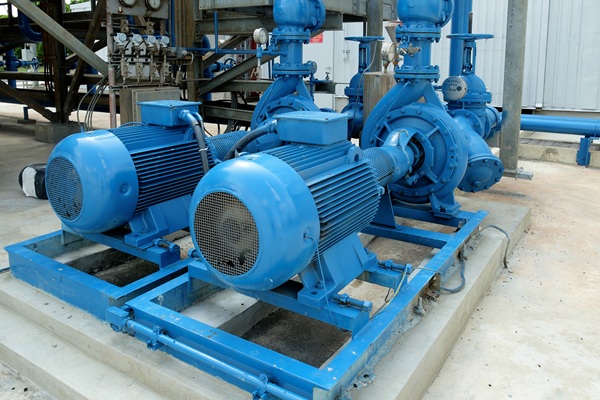 blue pump